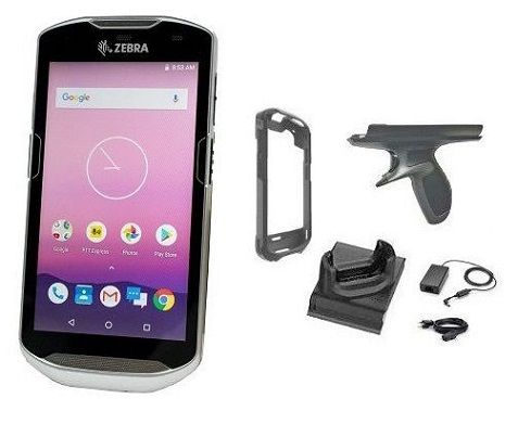 Zebra TC520K Android 2D Barcode Scanner with Handle, Cradle