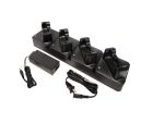 4-Port Charging Cradle for Chainway C66 Android Scanners, CRD-C66-RBCX4 (Power Supply Included)