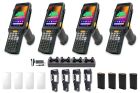 Bundle QTY (4): Chainway C61 Ultra Rugged Android, Trigger-Grip, Alpha Numeric Keyboard, 2D/1D Barcode Scanner [Up to 12FT]