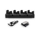 4-Port Charging Cradle for Chainway MC51 Android Scanners, CRD-C51-RBCX4 (Power Supply Included)