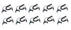DEX Cables for MC70 / MC75 / MC75A Handhelds: 10-Pack