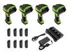 Bundle QTY (4): Zebra DS3678-ER Bluetooth Rugged Forklift Extended Range Barcode Scanners (Up to 70FT)