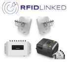 RFIDLinked Fixed Mount Hardware Bundle: Chainway U300 Android RFID Reader Portal, CP30 RFID Tag Printer, ARC Tags/Inlays