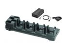 Zebra CRD-MC33-4SC4BC-01 5-Slot Charging Station for Zebra MC3300 - MC330K - MC330M - MC330L Android Scanners Charger with Spare Battery Charge Bay