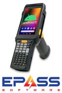 EPASS Software - Chainway C61 Android Barcode Scanner, Pistol Grip, Alpha Numeric Keyboard, 2D/1D Reader (Up to 12FT)