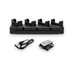 4-Port Charging Cradle for Chainway MC51 Android Scanners, CRD-C51-RBCX4 (Power Supply Included)