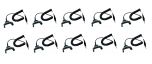 DEX Cables for MC70 / MC75 / MC75A Handhelds: 10-Pack