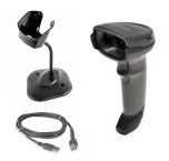 Zebra (Symbol) 2D USB Barcode Scanner with Hands-Free Stand (Android only) | Compatible with Shopify POS on Android devices