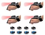 Bundle QTY (4): DSF-WR2, Bluetooth Hands-Free 2D/1D Wearable Glove Scanners, iOS + Android Compatible