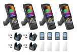 Bundle QTY (4): Zebra MC3300 Warehouse Android Barcode Scanners, Pistol-Grip, 2D/1D/QR Code Reader