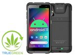 TrueGreen Cannabis Software - Chainway C66 Android Handheld RFID Reader and Barcode Scanner (Up to 10FT RFID Range)