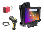 ForkLift Mounted Android Industrial Tablet with Power Supply, Long Range Barcode Scanner