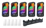 Bundle QTY (5): Zebra TC20 Android Handheld, 2D/1D/QR Code Barcode Scanner