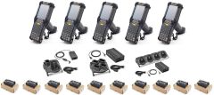 Bundle QTY (5): MC9190-G Pistol-Grip Mobile Scanners