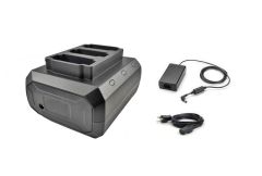 3-Port Battery Charging Cradle for Zebra MC9300, MC930B, MC930P Android Scanners (Power Assembly Included)