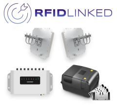 RFIDLinked Fixed Mount Hardware Bundle: Chainway U300 Android RFID Reader Portal, CP30 RFID Tag Printer, ARC Tags/Inlays