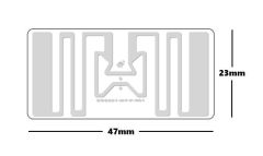Tageos EOS-261 UHF RFID Tag, Thermal Transfer, Impinj M730, 47mm x 23mm