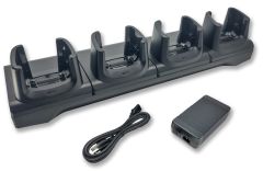 4-Port Charging Cradle for Zebra MC9300, MC930B, MC930P Android Barcode Scanners, Includes Power Supply Kit | Replaces CRD-MC93-4SCHG-01