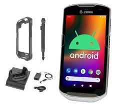 Zebra TC52 Android Handheld Barcode Scanner, Cradle and Protective Boot Included